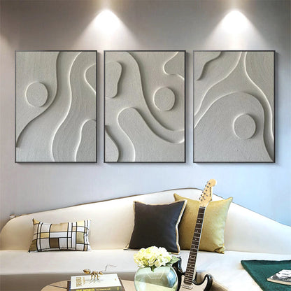 EJVS™ Abstract 3D Textured Wall Art