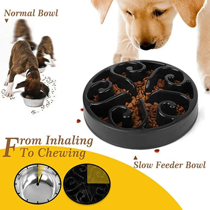 EJVS™  Pet Dog Slow Feeder Bowl - Anti-Gulping