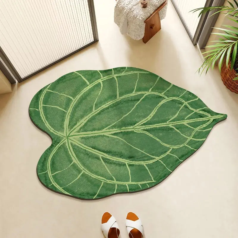 EJVS™ Leaf Diatomite Shower Rug