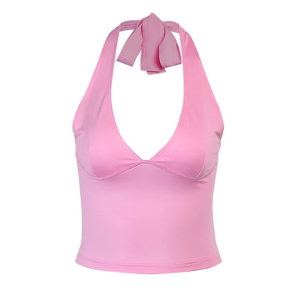 EJVS™  Sexy Off-Shoulder Sleeveless Crop Top