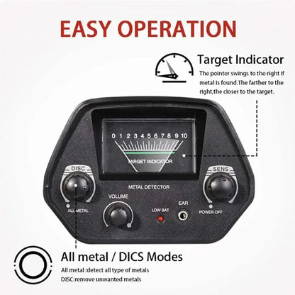 EJVS™  Metal Detector High Accuracy Professional - Waterproof Search Coil