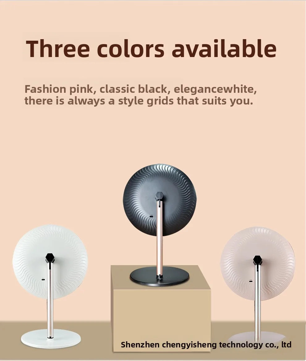 EJVS™ LED Round Desktop Makeup Mirror