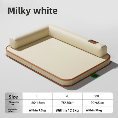 EJVS™  Dog mat suitable for all seasons, medium-sized and large waterproof and tear resistant dog bed, summer removable and washable