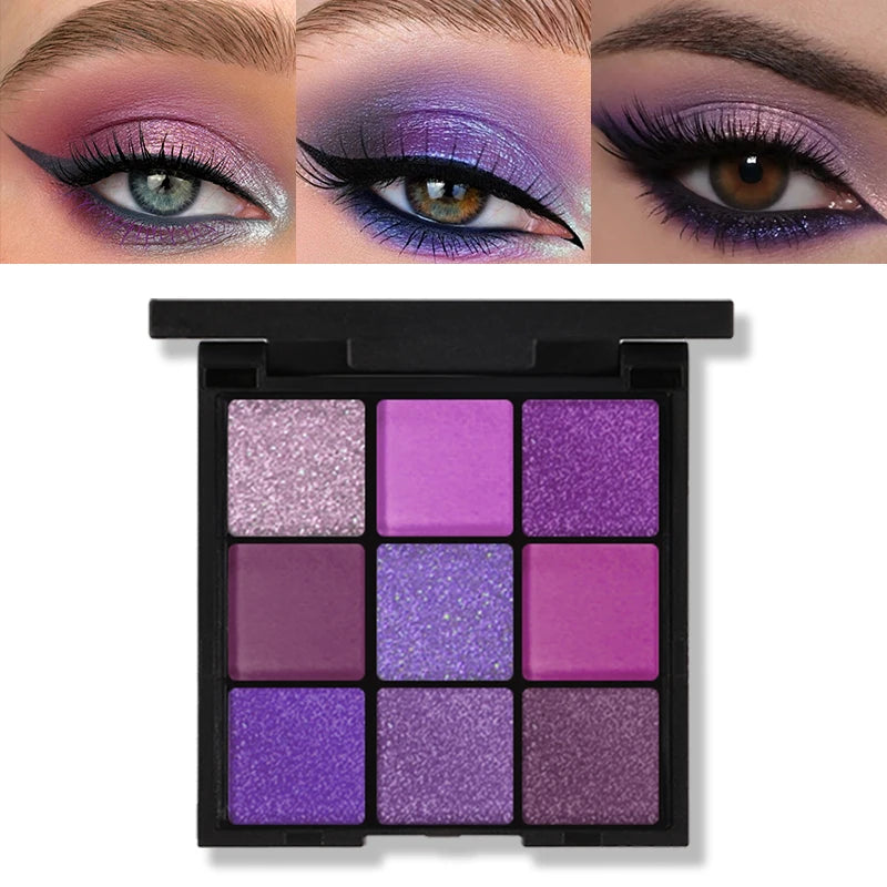 EJVS™ 9 Color Matte Shimmering Makeup