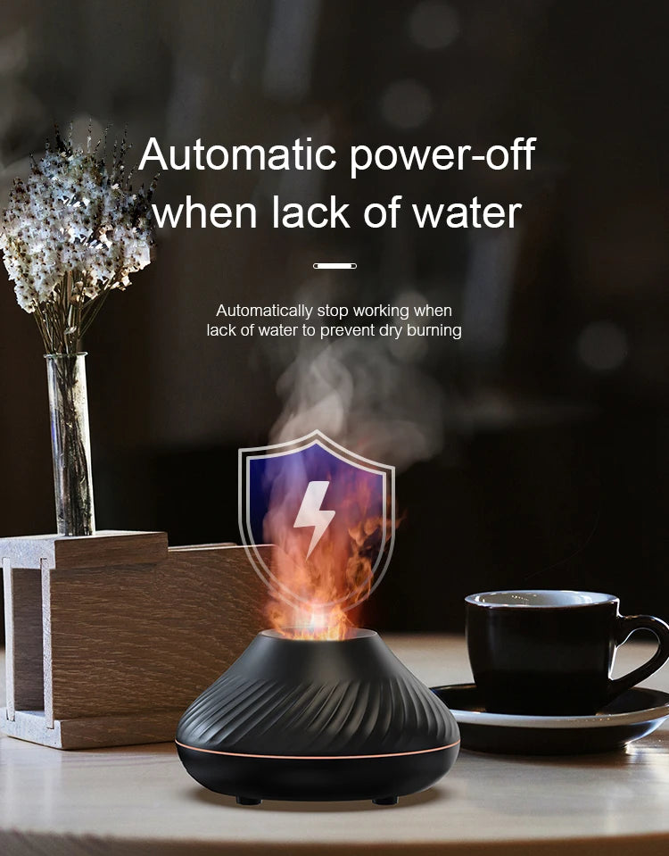 EJVS™ Flame Aroma Diffuser 7-Color LED
