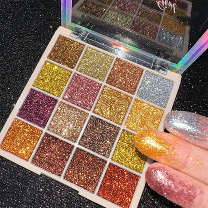 EJVS™ 16 Colors Glitter Eyeshadow