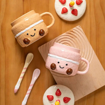 EJVS™ Strawberry Dessert Coffee Mug