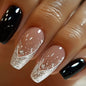 EJVS™  24Pcs Shimmery Manicure Tips