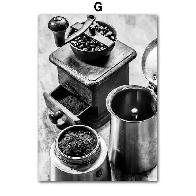 EJVS™ Vintage Europe Camera & Car Canvas Wall Art