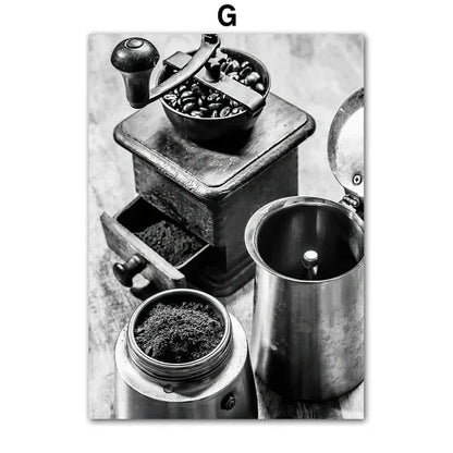 EJVS™ Vintage Europe Camera & Car Canvas Wall Art