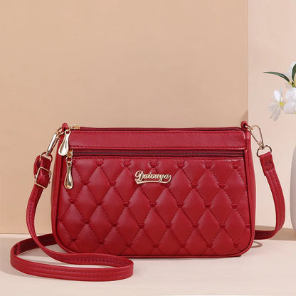 EJVS™  Embroidery Messenger Leather Handbags Bags