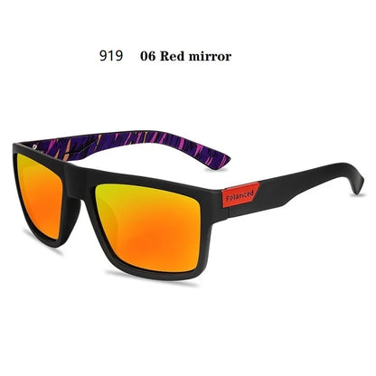 EJVS™  Fashion Square Vintage Polarized Sunglasses Men Women Retro Driving Fishing Luxury Brand Designer Sun Glasses UV400 Eyewear