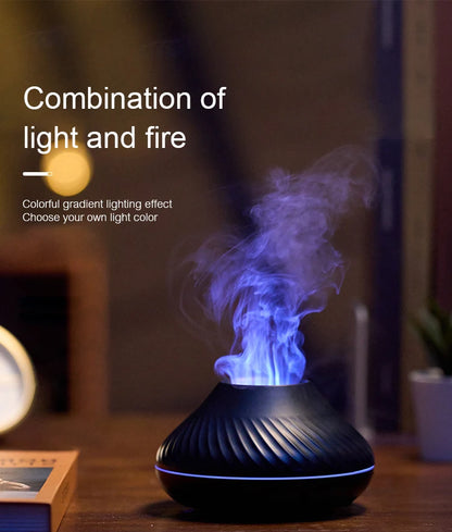 EJVS™ Flame Aroma Diffuser 7-Color LED