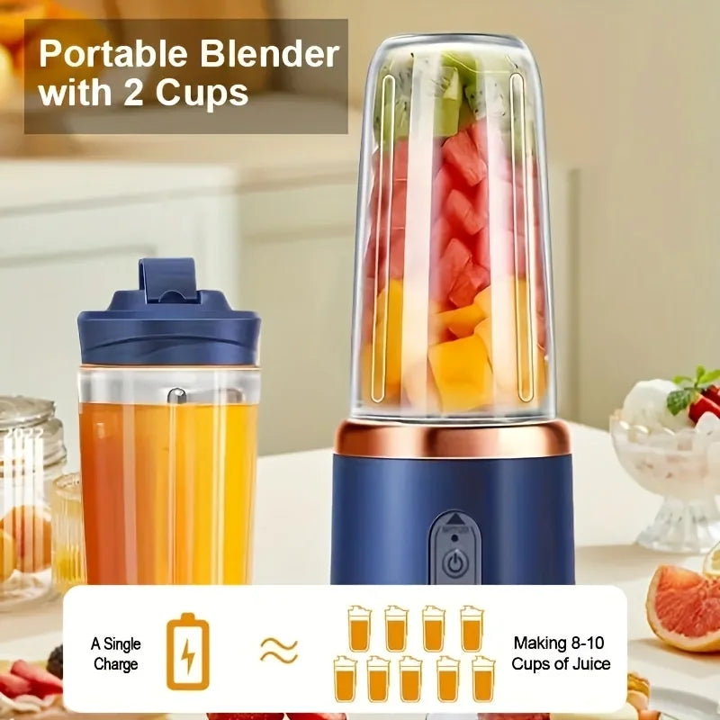 EJVS™  Portable 2-in-1 Blender & Juicer - USB Rechargeable