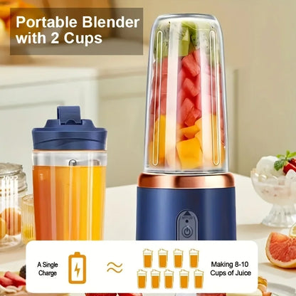 EJVS™  Portable 2-in-1 Blender & Juicer - USB Rechargeable