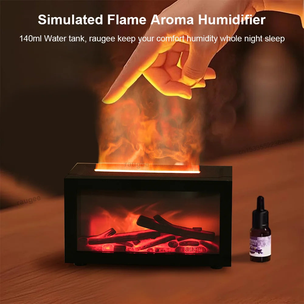 EJVS™ Flame Aroma Humidifier Essential Oil