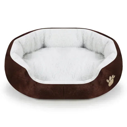 EJVS™  Dog Beds for Large Dogs Cashmere Warming Pet Dog Bed Sofa Lounger Cat Nest Baskets Plush Kennel Bed Comfortable Pet Supplies
