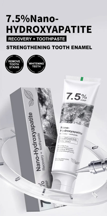 EJVS™  7.5% Hydroxyapatite Probiotic Teeth Whitening Toothpaste Enamel Oral Cavity Repair