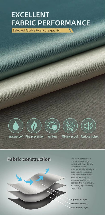 EJVS™ Hotel Motorized Smart Curtains Remotes