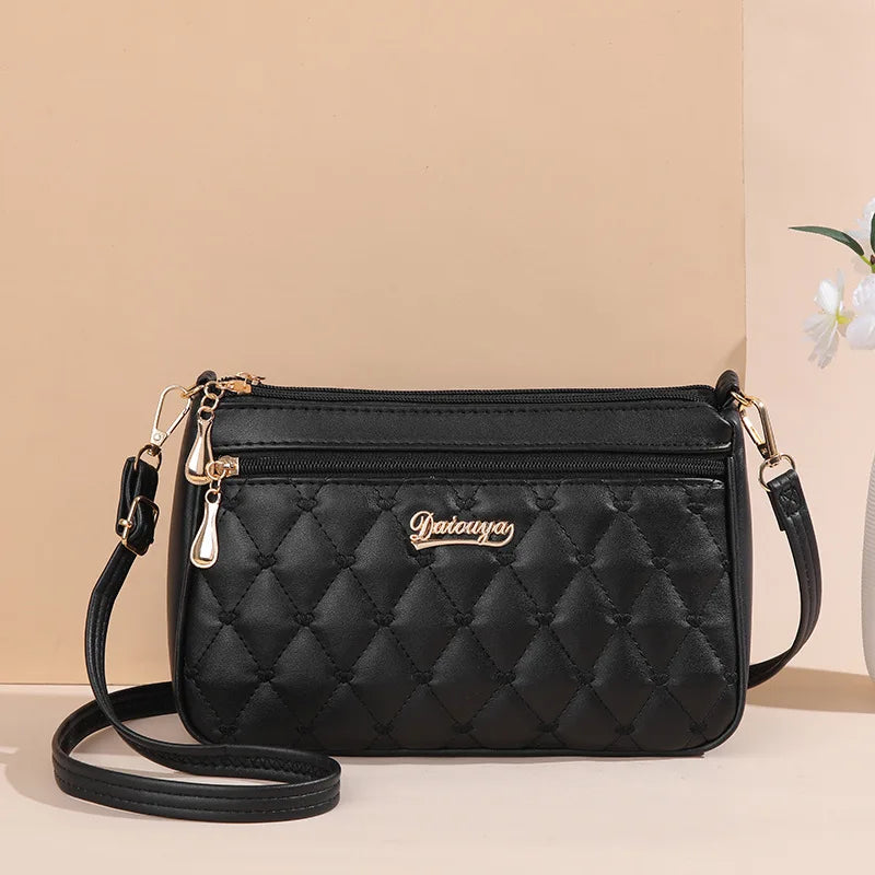 EJVS™  Embroidery Messenger Leather Handbags Bags