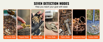EJVS™  VEVOR Metal Detector Waterproof Search Coil