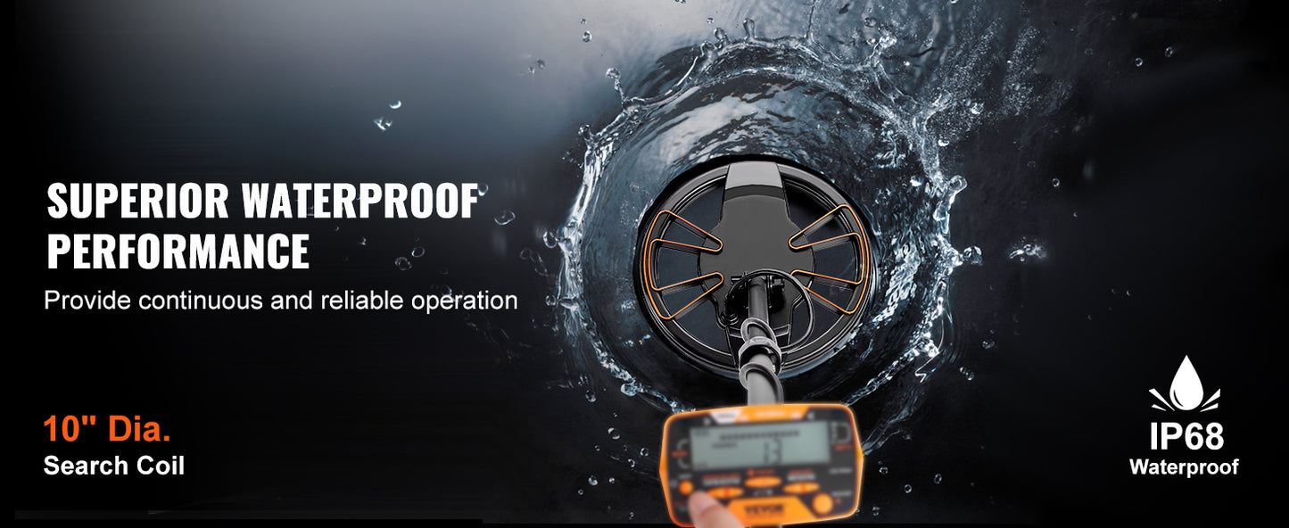 EJVS™  VEVOR Metal Detector Waterproof Search Coil